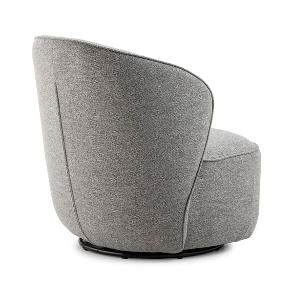 Svetlosivé otočné kreslo Edna – MOME-image-3