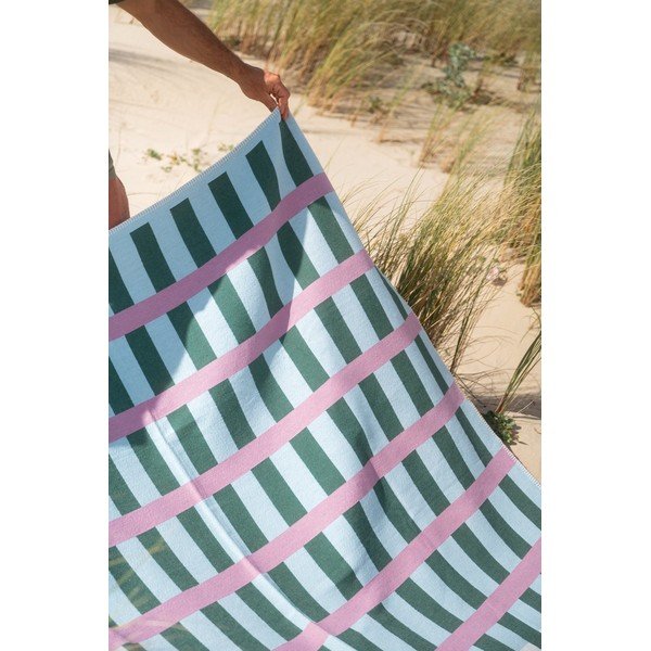 Zelená/ružová deka 160x200 cm Onu – noo.ma-image-2