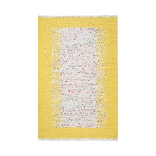 Žltý koberec Eco Rugs Yolk, 80 × 150 cm