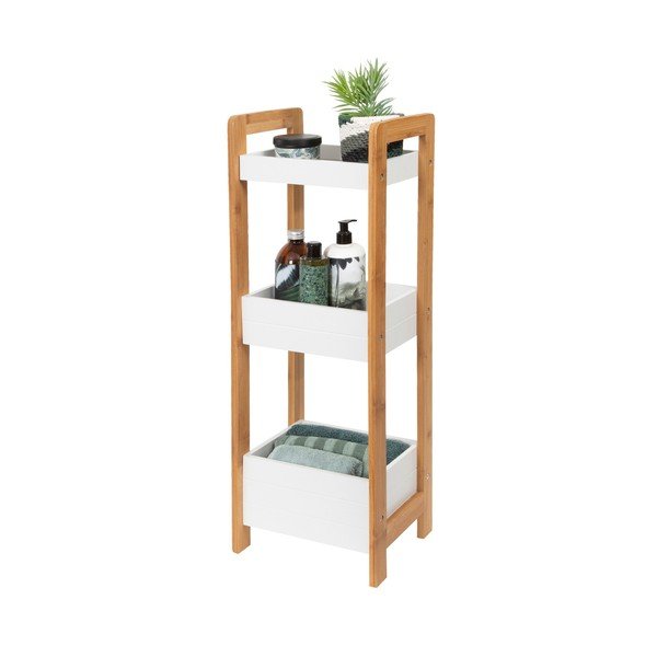 Bambusový kúpeľňový regál Compactor-image-3