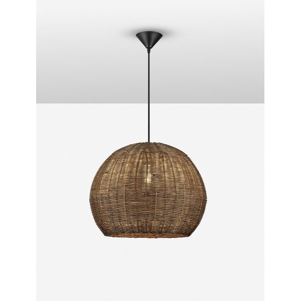 Ratanové závesné svietidlo v prírodnej farbe ø 39 cm Rielo – Nova Luce-image-3