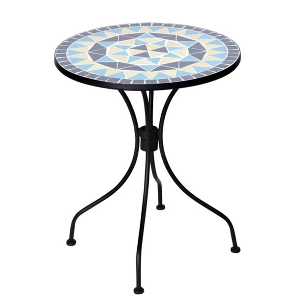 Modro-béžový stôl s mozaikou Butlers Palazzo