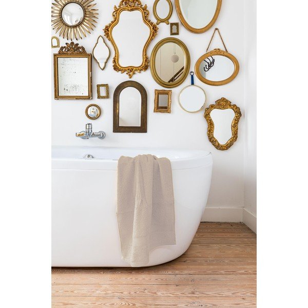 Pieskovohnedý uterák Tiseco Home Studio, 50 × 100 cm-image-1