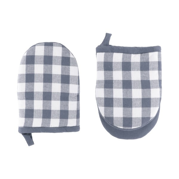 Bavlnené kuchynské rukavice v súprave 2 ks Gingham – Tiseco Home Studio