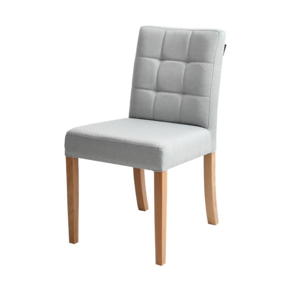 Sivá stolička s prírodnými nohami Custom Form Wilton