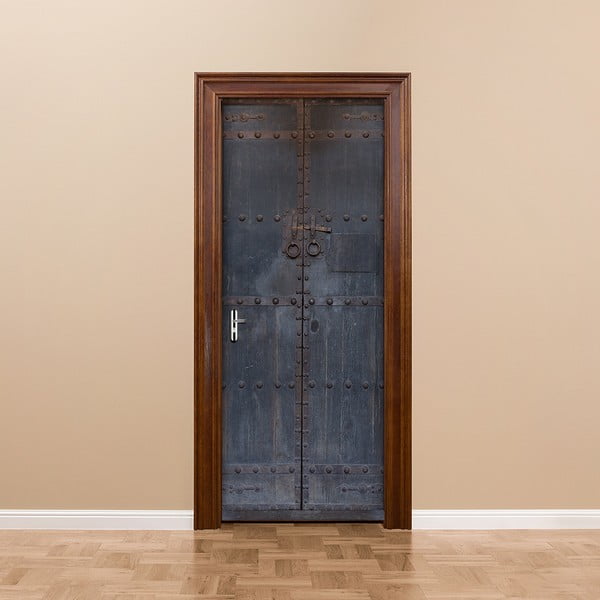 Adhezívna samolepka na dvere Ambiance Medieval Door, 83 x 204 cm