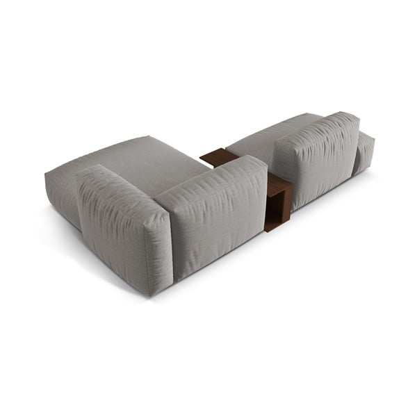 Svetlosivá modulárna rohová pohovka (pravý roh) Martina – Micadoni Home-image-3