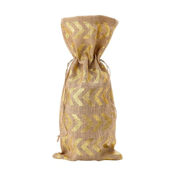 Vrecúško na víno s detailmi v zlatej farbe Ladelle Dash