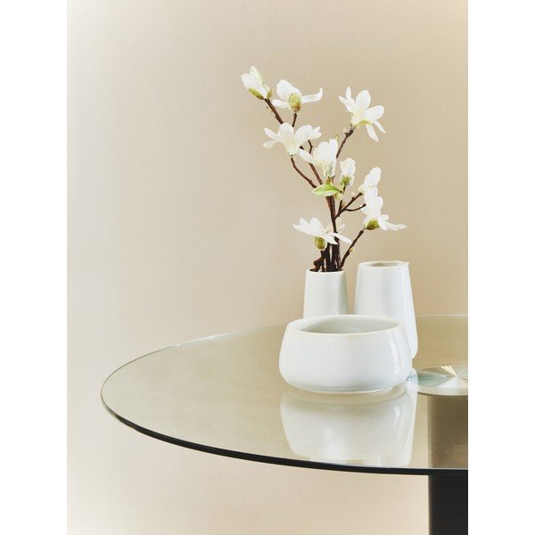 Okrúhly jedálenský stôl so sklenenou doskou ø 90 cm Metropolitan – Premier Housewares-image-2