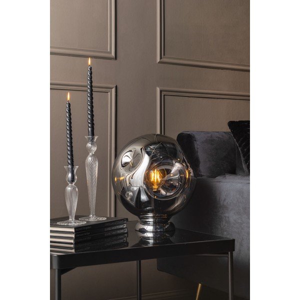 Sklenený svietnik PT LIVING Swirl, výška 17 cm-image-1