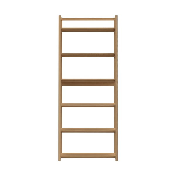 Knižnica v dekore duba v prírodnej farbe 80x199x40 cm Ludza – Actona