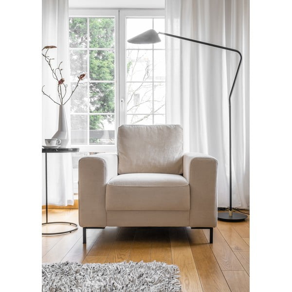 Béžové menčestrové kreslo Lofty Lilly – Miuform-image-1