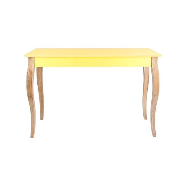 Konzolový stolík Dressing Table 150x74 cm, žltý-image-1