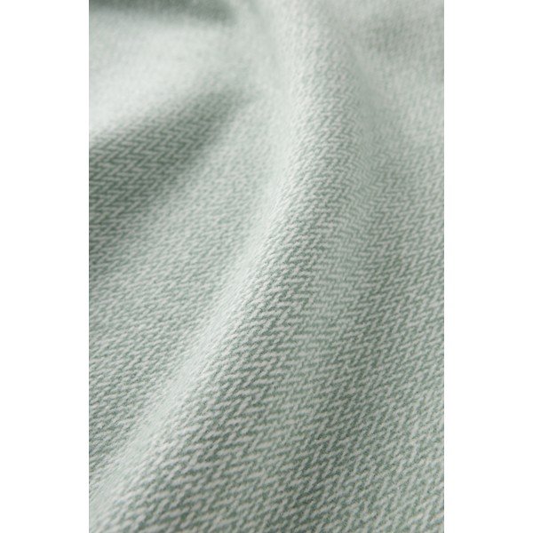 Zelená deka s prímesou bavlny 140x180 cm Espiga – Euromant-image-2