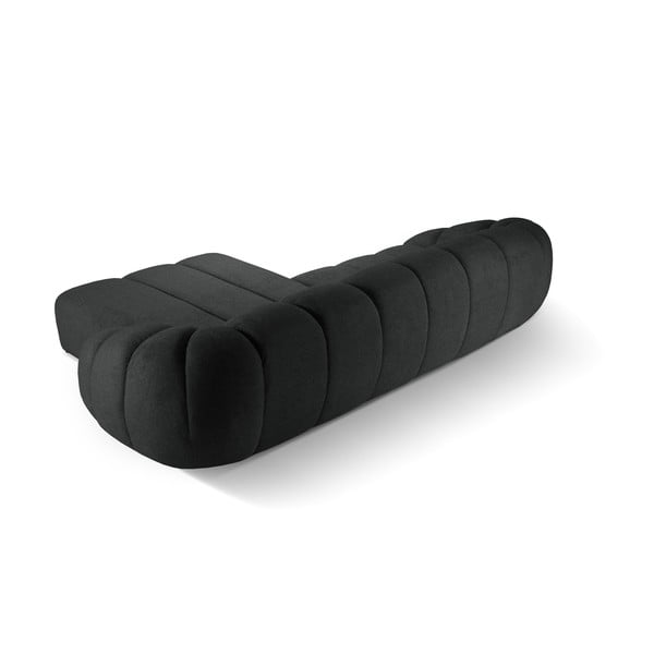 Čierna rohová pohovka (pravý roh) Diana – Micadoni -image-3