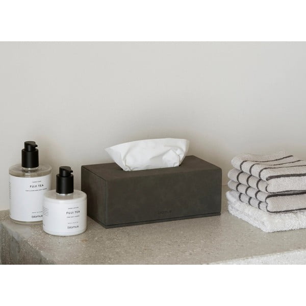 Box na vreckovky z umelej kože Sahla – Blomus-image-2