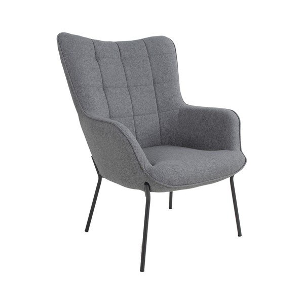 Sivé kreslo House Nordic Glasgow-image-3