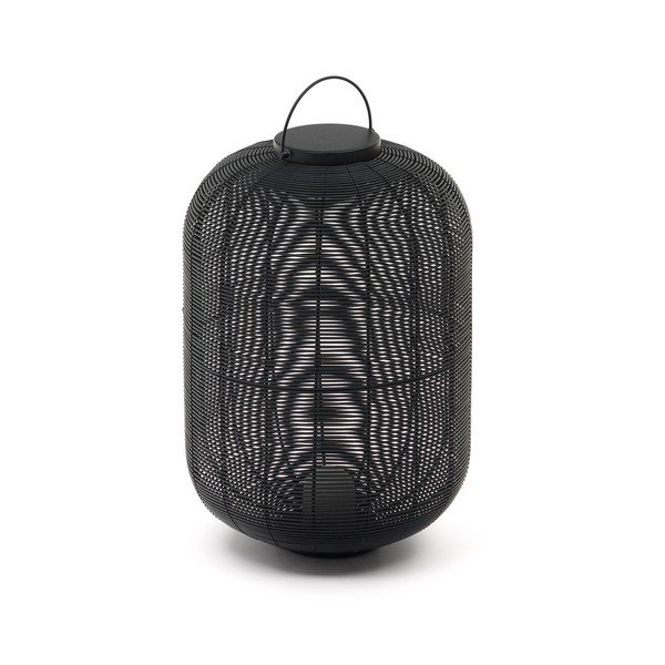 Čierna LED stmievateľná stolová lampa (výška 55 cm) Saranella – Kave Home-image-4