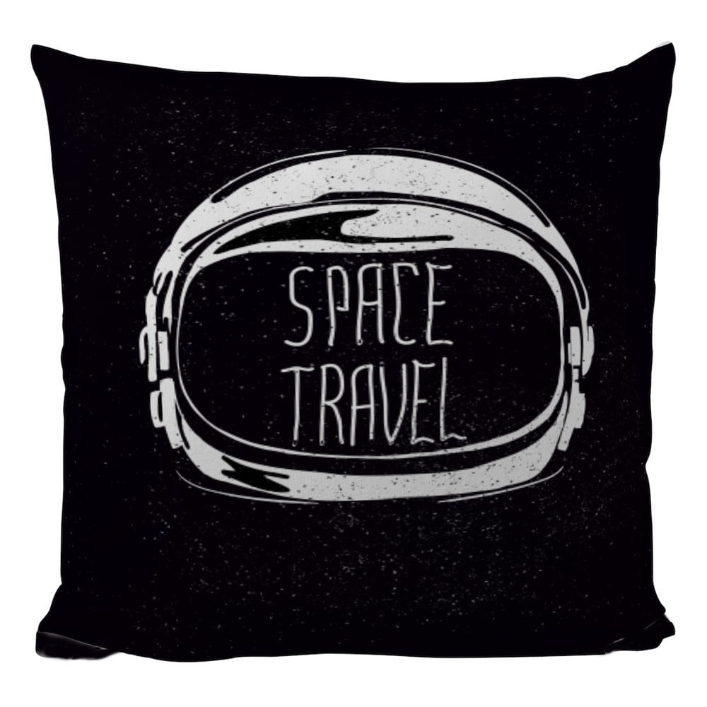 Vankúšik Black Shake Space Travel, 50x50 cm