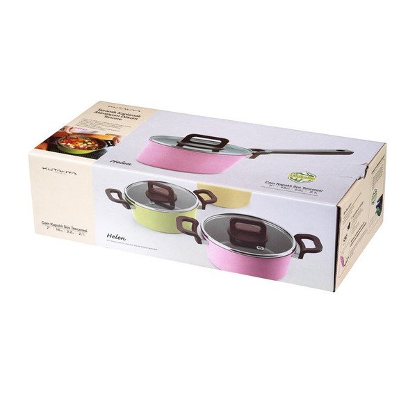 Modrý omáčnik s pokrievkou Kutahya Saucepan-image-1