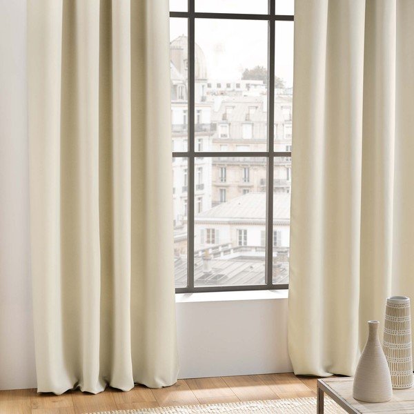 Krémovobiely zatemňovací záves 135x240 cm Occult – douceur d'intérieur-image-1