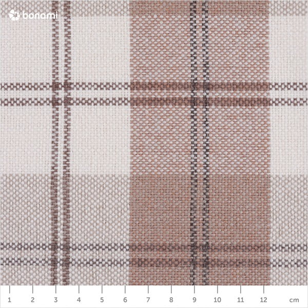 Béžové kárované kreslo ušiak Max Winzer Lorris Vintage-image-1