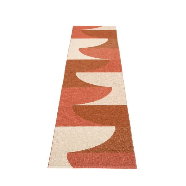 Vnútorný a vonkajší behúň v tehlovej farbe 70x270 cm Hill Brick Rust – Pappelina-image-2