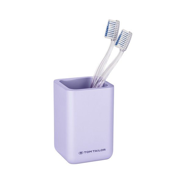 Fialový téglik na zubné kefky z polyresínu Tom Tailor T-Rounded – Wenko-image-4