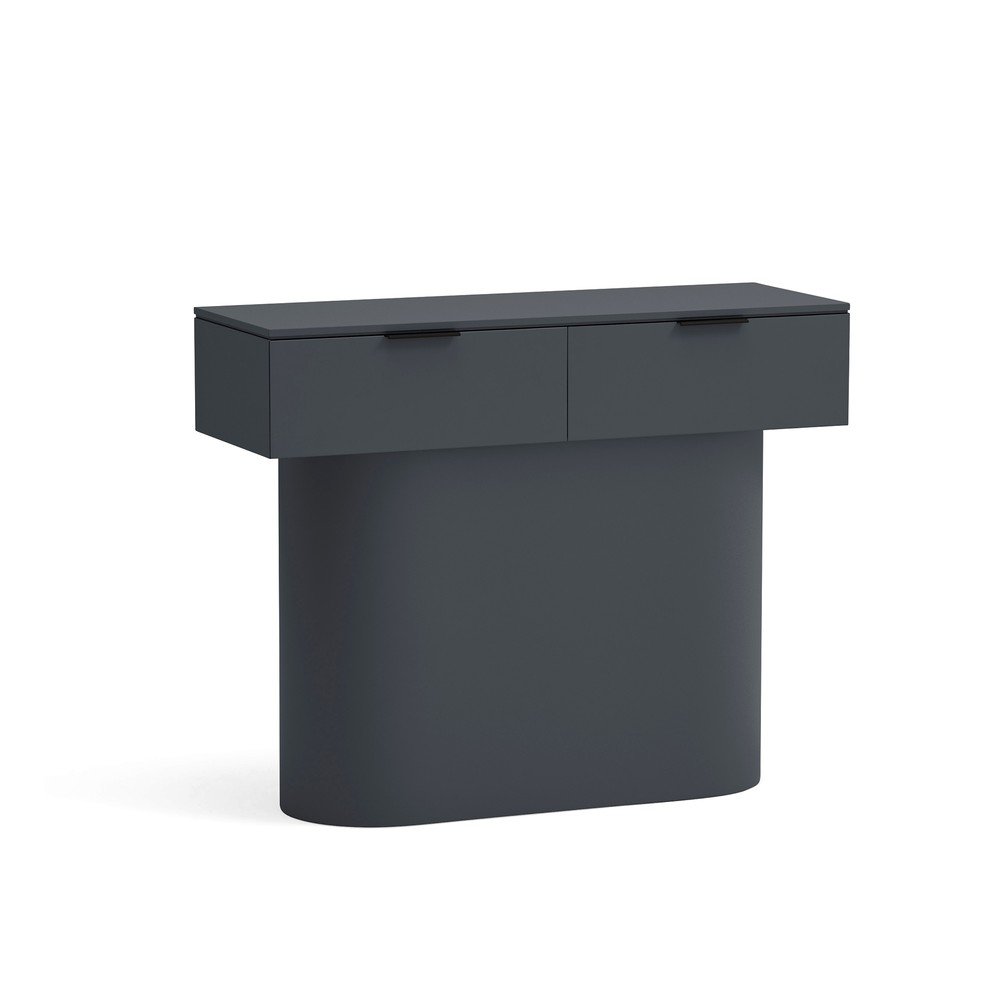 E-shop Antracitový konzolový stolík 36x100 cm Totem – Teulat