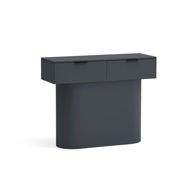 Antracitový konzolový stolík 36x100 cm Totem – Teulat