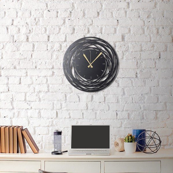 Kovové nástenné hodiny Ball, 50 × 50 cm-image-1