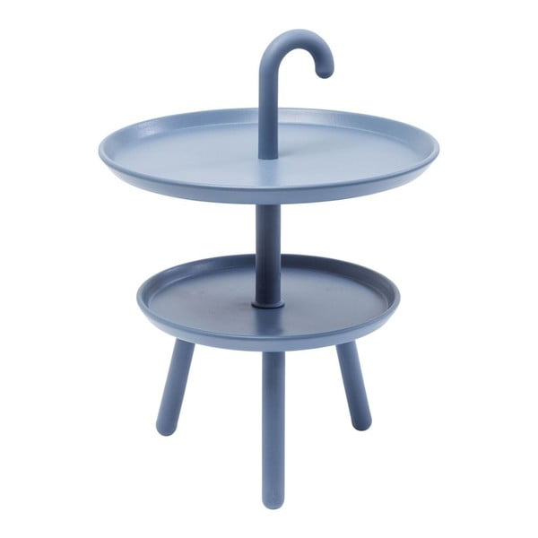 Sivý odkladací stolík Kare Design Jacky, ⌀ 42 cm