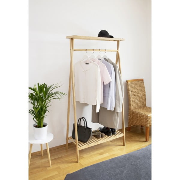 Bambusový stojan na oblečenie v prírodnej farbe Lanai - Wenko-image-1