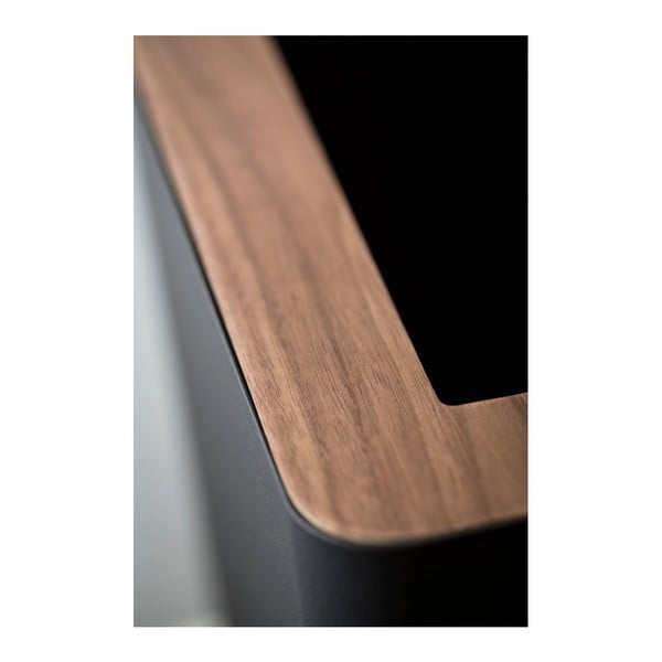 Čierny odpadkový kôš Yamazaki Rin Square-image-3