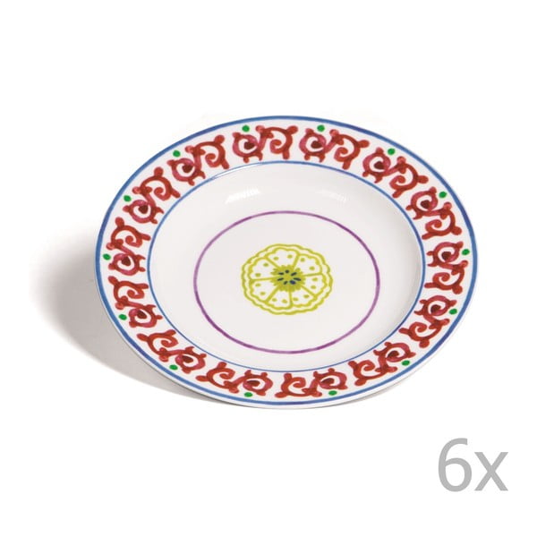 Sada 6 polievkových tanierov Toscana Pienza, 22.5 cm