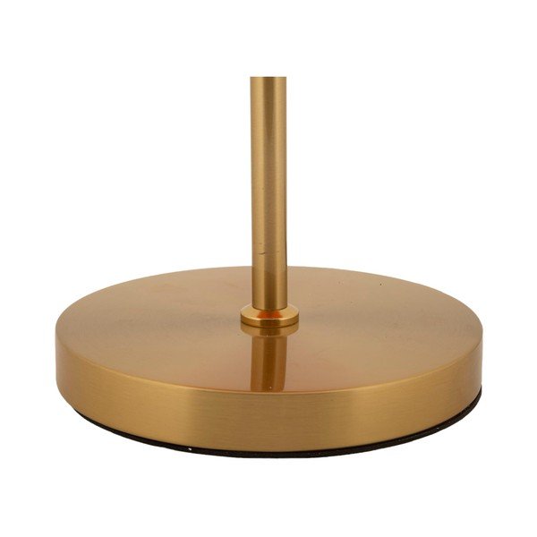 Oranžová/v zlatej farbe kovová stolová lampa so skleneným tienidlom (výška  53 cm) Oldy – Mauro Ferretti-image-4