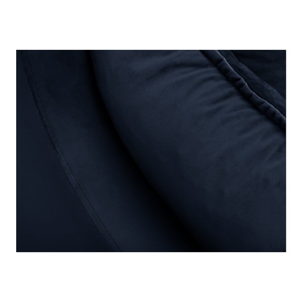 Modrá zamatová pohovka Mazzini Sofas Freesia, 150 cm-image-4