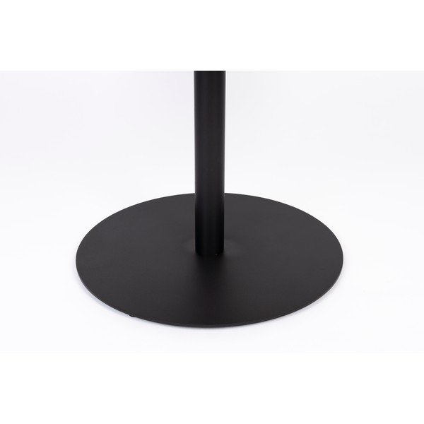 Okrúhly konferenčný stolík s doskou v dubovom dekore v prírodnej farbe ø 56 cm Yuri M – White Label-image-4