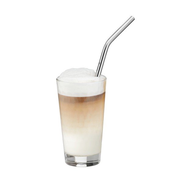 Kovové slamky v súprave 6 ks s čistiacou kefkou – WMF-image-1