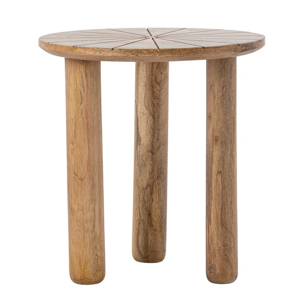 Okrúhly odkladací stolík z mangového dreva ø 40 cm Stella – Bloomingville-image-2