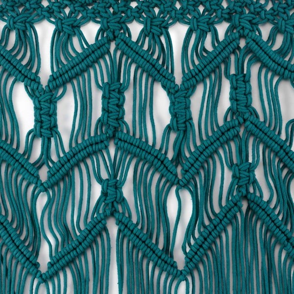 Modrý záves do dverí 90x200 cm Macarena – douceur d'intérieur-image-2