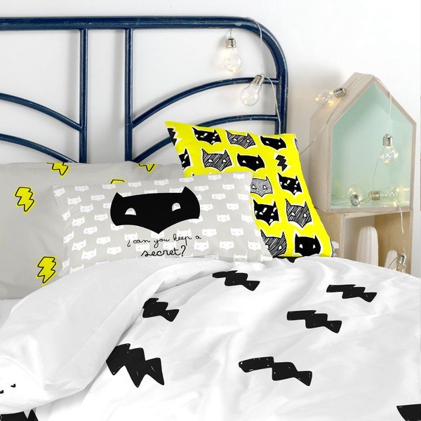 Set obliečky na prikrývku a vankúš Baleno Thunder, 140 × 200 cm-image-1