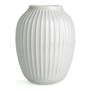 Biela kameninová váza Kähler Design Hammershoi, výška 25 cm