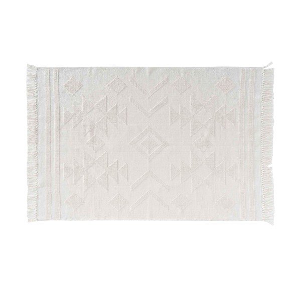 Biely prateľný koberec 120x170 cm Cilaos – douceur d'intérieur-image-3