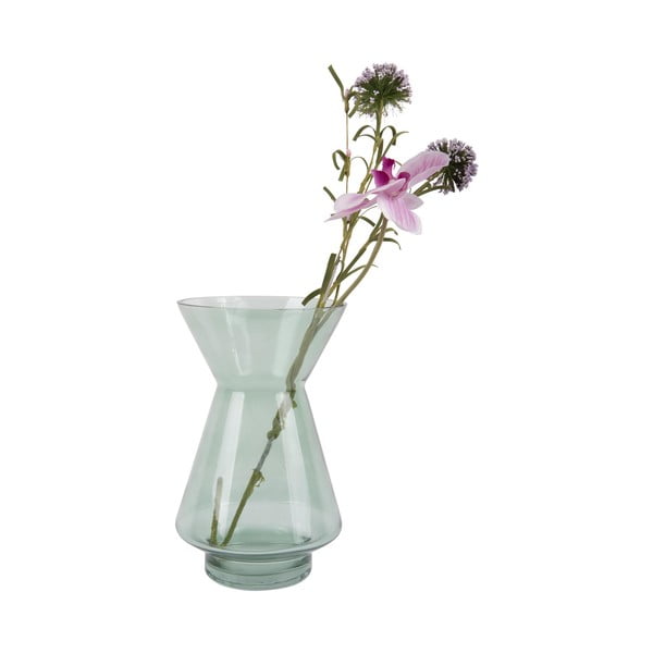 Zelená sklenená váza PT LIVING Glow, výška 22 cm
