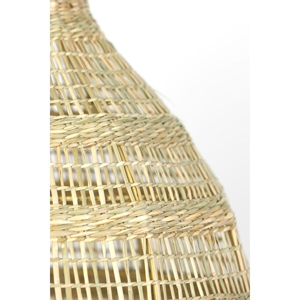 Závesné svietidlo v prírodnej farbe s tienidlom z morskej trávy ø 38 cm Sagar – Light & Living-image-4