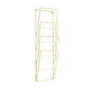 Nástenný držiak na časopisy z pozinkovanej ocele v zlatej farbe PT LIVING Magazine