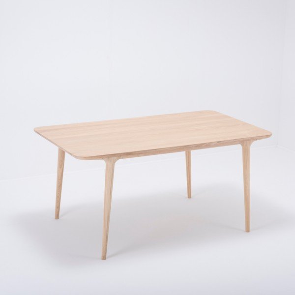 Jedálenský stôl z dubového dreva 90x160 cm Fawn – Gazzda-image-1