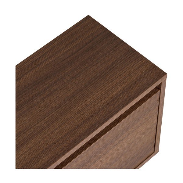 TV stolík v dekore orecha v tmavo prírodnej farbe 160x42x30 cm Sentinel – Kalune Design-image-3