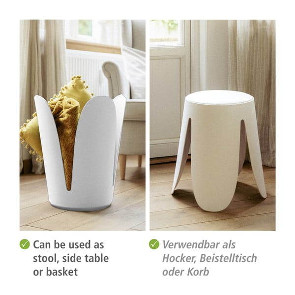 Biela plastová stolička Comiso – Wenko-image-4